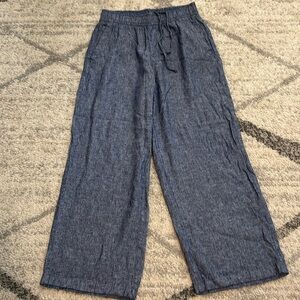 Old Navy blue linen pants